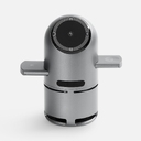 Bluetooth-колонка с беспроводной зарядкой Droid, серая для нанесения логотипа