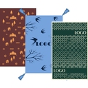 Плед на заказ Tricksy Net Light, S, полушерсть для нанесения логотипа
