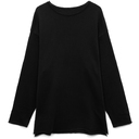Лонгслив унисекс Siluetti Fuori, черный, размер L/XL для нанесения логотипа