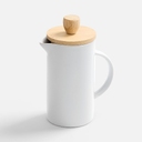 Френч-пресс Ceramero, белый для нанесения логотипа