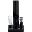 Винный набор Circle Joy Electric Wine Bottle Opener, черный для нанесения логотипа
