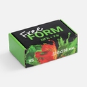 Коробка Freeform с печатью на заказ, размер XS для нанесения логотипа