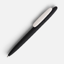 Ручка шариковая Prodir DS5 TRR-P Soft Touch, черная с белым