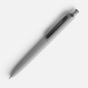 Ручка шариковая Prodir DS8 PRR-T Soft Touch, серая для нанесения логотипа