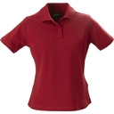 Рубашка поло стретч женская Albatross, красная, размер S