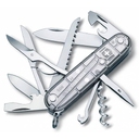 Офицерский нож Huntsman 91, прозрачный серебристый для нанесения логотипа