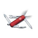 Нож-брелок VICTORINOX Midnight Manager, 58 мм, 10 функций, красный для нанесения логотипа