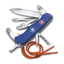 Нож перочинный VICTORINOX Skipper, 111 мм, 18 функций, с фиксатором лезвия, со шнурком, синий для нанесения логотипа