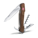 Нож перочинный VICTORINOX Wine Master, 130 мм, 6 функций, с фиксатором, рукоять из орехового дерева для нанесения логотипа