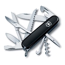 Нож перочинный VICTORINOX Huntsman, 91 мм, 15 функций, чёрный