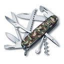 Нож перочинный VICTORINOX Huntsman, 91 мм, 15 функций, зелёный камуфляж