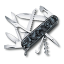 Нож перочинный VICTORINOX Huntsman Navy Camouflage, 91 мм, 15 функций, серо-синий камуфляж