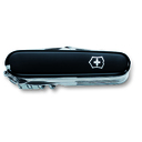Нож перочинный VICTORINOX Swiss Champ, 91 мм, 33 функции, чёрный для нанесения логотипа