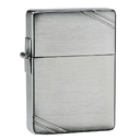 Зажигалка ZIPPO Реплика 1935 года с покрытием матовый хром | 1935 Replica™ Brushed Chrome, латунь/сталь, серебристая, 37x13x52 мм для нанесения логотипа