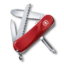 Нож перочинный VICTORINOX Junior 09, 85 мм, 8 функций, с фиксатором лезвия, красный для нанесения логотипа