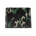 Портмоне ZIPPO, зелёно-чёрный камуфляж, натуральная кожа, 10,8×1,8×8,6 см для нанесения логотипа