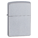 Зажигалка ZIPPO классическая с покрытием сатинированный хром | Classic Satin Chrome, латунь/сталь, серебристая, матовая, 38x13x57мм для нанесения логотипа