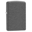 Зажигалка ZIPPO классическая с каменным покрытием | Classic Iron Stone, латунь/сталь, серая, матовая, 38x13x57 мм для нанесения логотипа