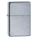 Зажигалка ZIPPO Винтажная с покрытием поцарапанный хром | Vintage Street Chrome, латунь/сталь, серебристая, матовая, 38x13x57 мм для нанесения логотипа