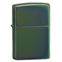 Зажигалка ZIPPO классическая с глянцевым зеленым покрытием | Classic High Polish Green, латунь/сталь, зелёная, глянцевая, 38x13x57 мм для нанесения логотипа