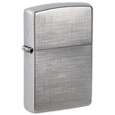 Зажигалка ZIPPO классическая с покрытием матовый хром | Classic Brushed Chrome, латунь/сталь, серебристая, матовая, 38x13x57 мм для нанесения логотипа
