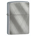 Зажигалка ZIPPO классическая с покрытием матовый хром | Classic Brushed Chrome, латунь/сталь, серебристая, матовая, 38x13x57 мм для нанесения логотипа