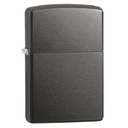 Зажигалка ZIPPO классическая с темно-серым покрытием | Classic Gray Dusk, латунь/сталь, серая, 38x13x57 мм для нанесения логотипа