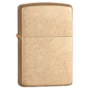 Зажигалка ZIPPO Armor™ с покрытием Искусственно состаренная латунь | Tumbled Brass, латунь/сталь, золотистая, матовая, 38x13x57 мм для нанесения логотипа