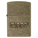 Зажигалка ZIPPO Античный штамп с покрытием античная латунь | Antique Stamp Antique Brass, латунь/сталь, золотистая, матовая, 38x13x57 мм для нанесения логотипа