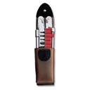 Мультитул VICTORINOX SwissTool Spirit XC Plus Ratchet, 105 мм, 38 функций, в кожаным чехле для нанесения логотипа