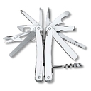 Мультитул VICTORINOX SwissTool Spirit XC Plus Ratchet, 105 мм, 38 функций, в нейлоновом чехле