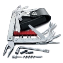 Мультитул VICTORINOX SwissTool X Plus, 115 мм, 37 функций, в кожаным чехле для нанесения логотипа