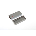 Коробка для ножей VICTORINOX 111 мм толщиной до 3 уровней, картонная, серебристая для нанесения логотипа