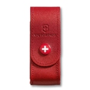 Чехол на ремень VICTORINOX для ножей 91 мм толщиной 2-4 уровня, кожаный, красный для нанесения логотипа