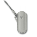 Чехол VICTORINOX "Mystical Morning" для ножей Classic Colors 58 мм, кожаный, серый