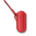 Чехол VICTORINOX "Style Icon" для ножей Classic Colors 58 мм, кожаный, красный для нанесения логотипа