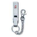 Подвеска на ремень VICTORINOX "Multiclip", с карабином, кольцом для ключей и цепочкой, металлическая для нанесения логотипа
