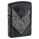 Зажигалка ZIPPO Armor® Коллекционная с черным матовым покрытием | Collectible of the Year Black Matte, латунь/сталь, чёрная, матовая, 38x13x57 мм для нанесения логотипа