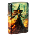 Зажигалка ZIPPO Огненная колдунья с покрытием Искусственно состаренная латунь | Fire Mage 540 Tumbled Brass, латунь/сталь, разноцветная, 38x13x57 мм для нанесения логотипа