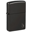 Зажигалка ZIPPO Armor® Пламя c глянцевым черным покрытием | Flame High Polish Black, латунь/сталь, черная, 38x13x57 мм для нанесения логотипа