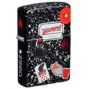Зажигалка ZIPPO Тетрадь с матовым покрытием на 540 | Notebook Design 540 Matte, латунь/сталь, разноцветная, матовая, 38x13x57 мм для нанесения логотипа