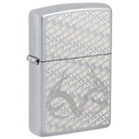 Зажигалка ZIPPO Олений рог и камуфляж с покрытием Глянцевый хром | Realtree Antler Design High Polish Chrome, латунь/сталь, серебристая, 38x13x57 мм для нанесения логотипа