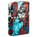 Зажигалка ZIPPO Тристан Итон с матовым покрытием на 540° | Tristan Eaton 540 Matte, латунь/сталь, разноцветная, 38x13x57 мм для нанесения логотипа