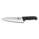 Нож разделочный VICTORINOX Fibrox с экстра-широким лезвием 20 см, чёрный для нанесения логотипа