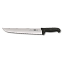 Нож мясника / нож для забоя VICTORINOX Fibrox с лезвием 36 см, чёрный