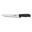 Нож обвалочный / жиловочный VICTORINOX Fibrox с прямым лезвием 20 см, чёрный