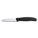 Нож для овощей VICTORINOX SwissClassic, 8 см, чёрный для нанесения логотипа