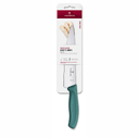 Нож разделочный VICTORINOX Швейцарская классика | Swiss Classic, 19 см, зелёный, в картонном блистере для нанесения логотипа