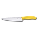 Нож разделочный VICTORINOX SwissClassic, 19 см, жёлтый, в картонном блистере для нанесения логотипа