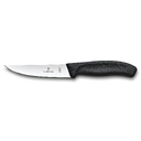 Нож разделочный VICTORINOX SwissClassic с узким прямым лезвием 12 см, чёрный для нанесения логотипа